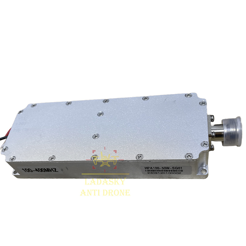 50W Amplifier Wideband Data Source Gan Module 100m-1050m Multi-Band Optional Drone Power Amplifier Module