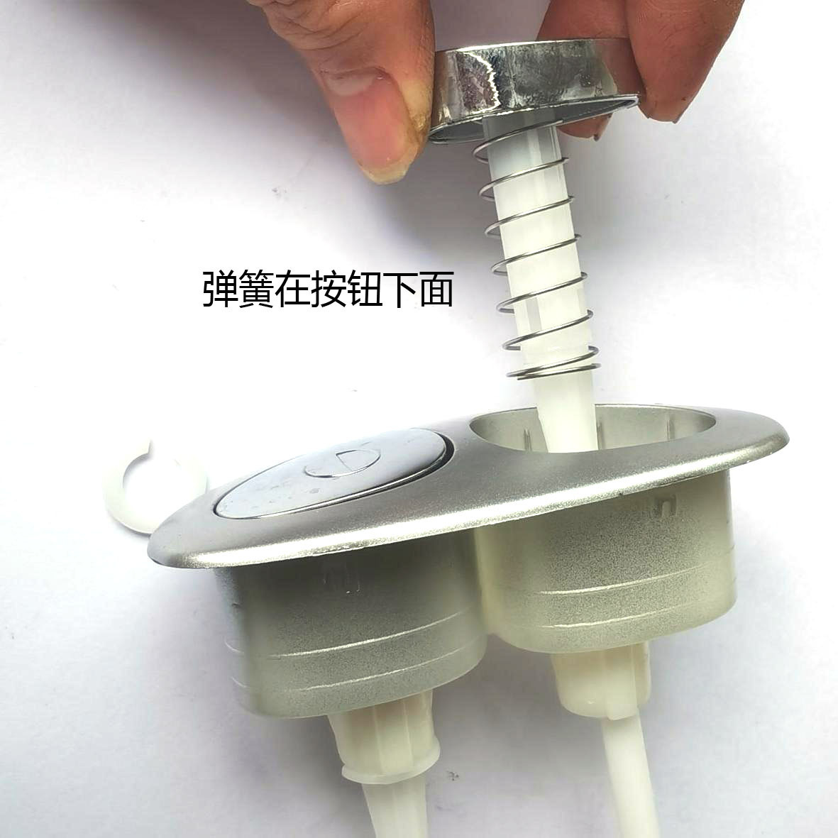 Cb Toilet Flush Tank Button Spring Toilet Seat Accessories Button Return 304 Stainless Steel Durable Free Shipping