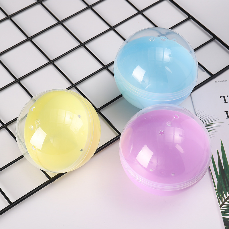 Factory Wholesale New Plastic Gashapon Toys Transparent Gashapon Shell Gashapon Machine Special Gashapon Ball Plastic PP Ball Shell