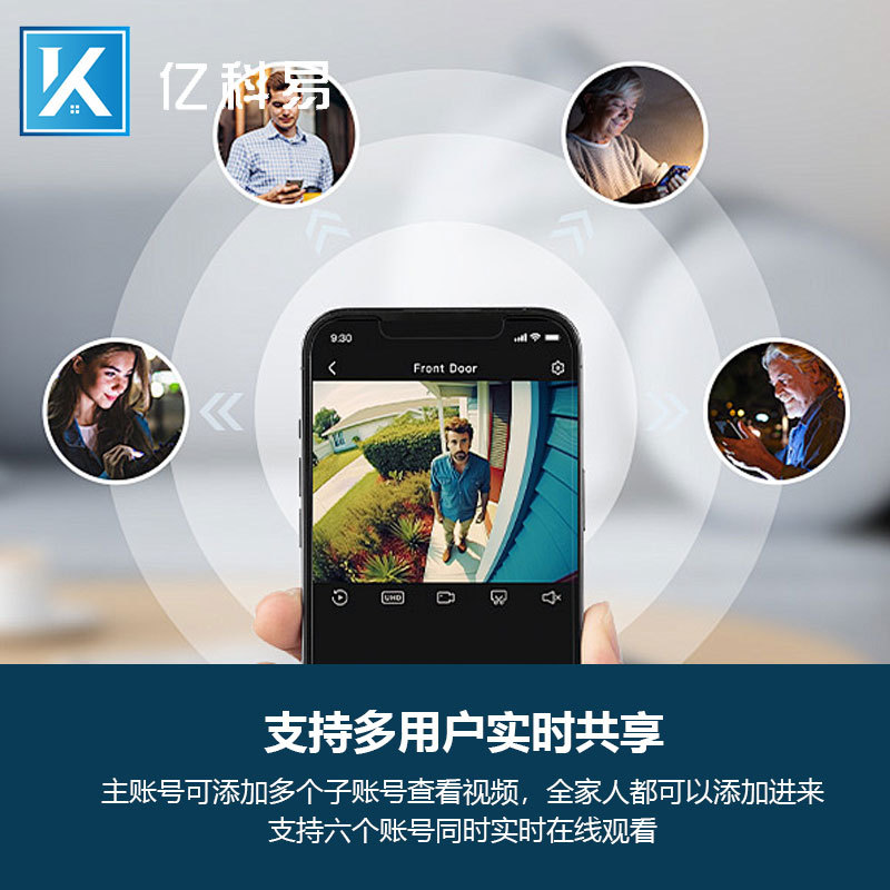 Factory Ready Stock X5 Camera Wifi Remote 1080P High-Definition Infrared Night Vision Wireless Smart Surveillance Camera