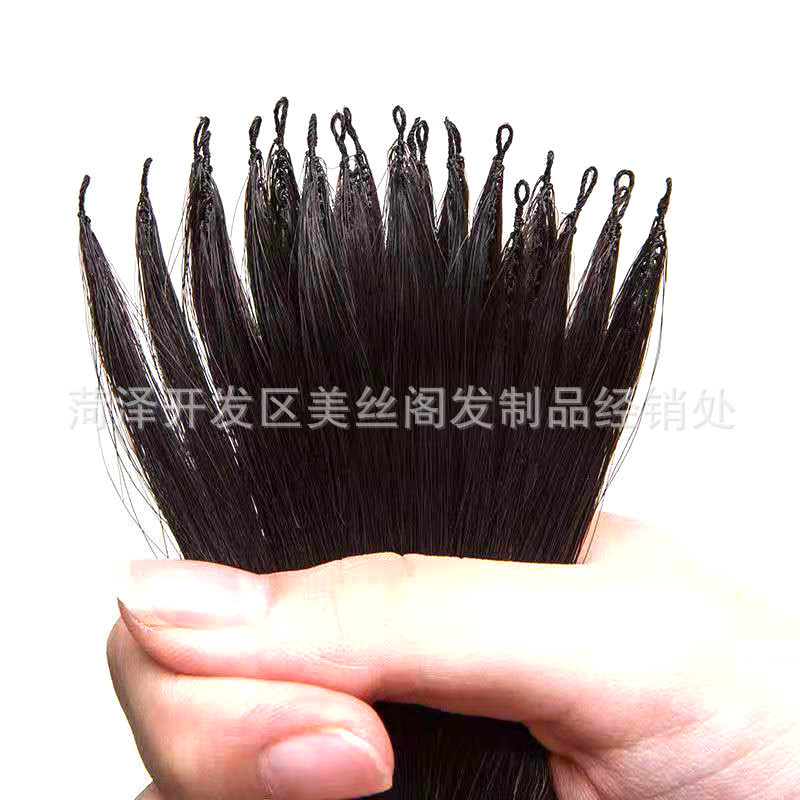 Second Generation Feather Hair Extensions Micro-Braided Feather Hair Extensions 6D Feather Hair Extensions Full Human Hair Feather Extensions