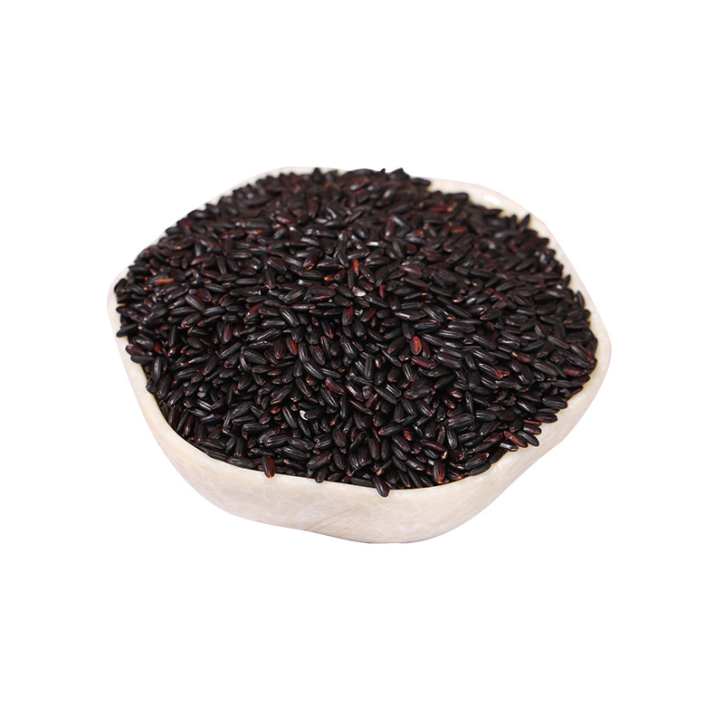 Wholesale northeast black rice in stock supply black fragrant rice grain black rice bags 50kg