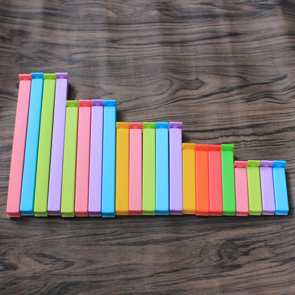 6/8/11/14/18cm multi-size sealing clip printable logo snack potato chips clip