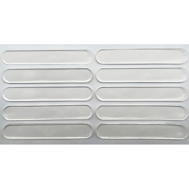 Refrigerator Soundproof Door Handle Anti-Slip Wall Anti-Collision Sticker Traceless Cabinet Door Anti-Bump Silicone Transparent Self-Adhesive Anti-Collision Strip