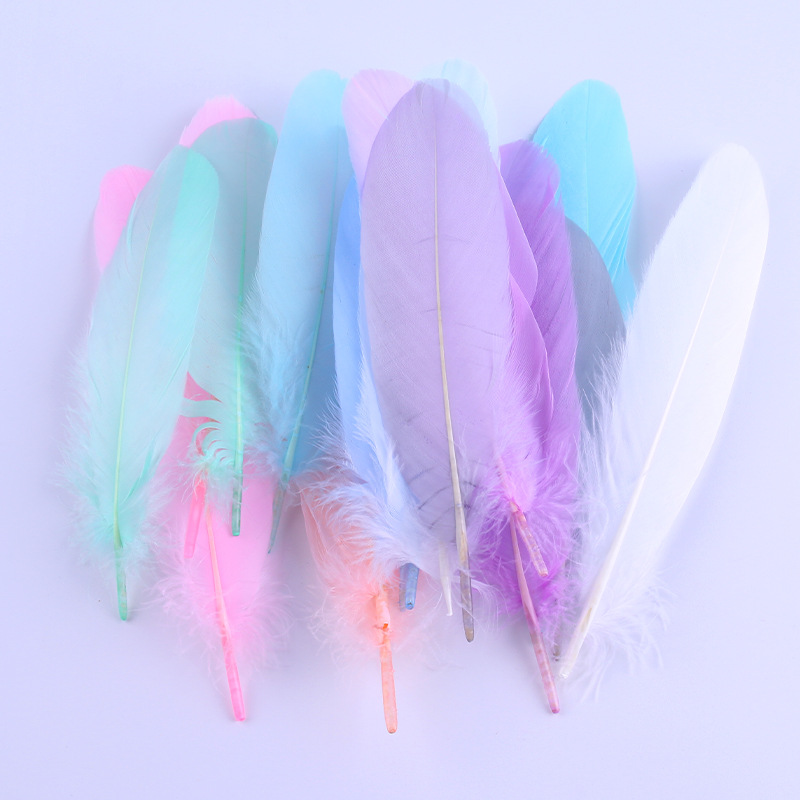 Оптовая продажа перьев для ювелирных изделий, ручная работа, декоративные перья для игрушек для кошек