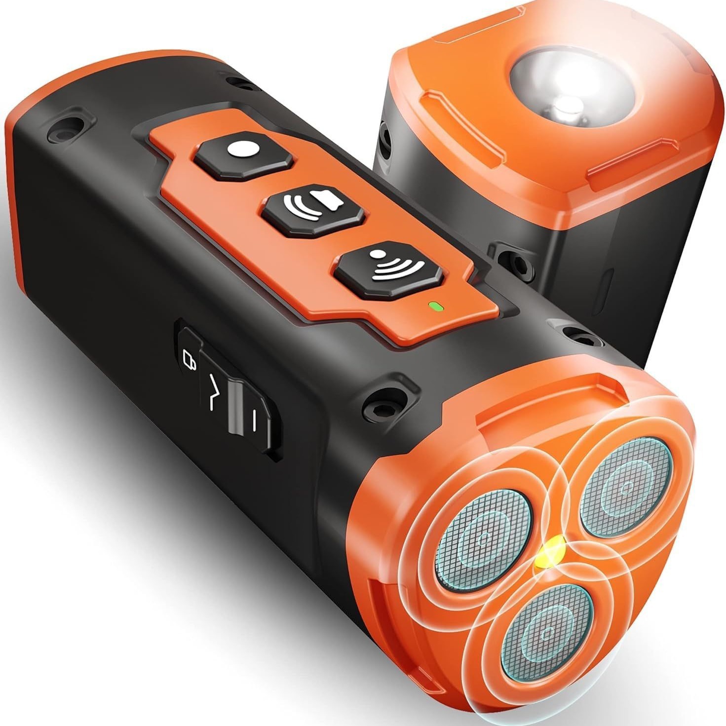 Amazon explosions ultrasonic dog repellent bark stopper flashlight three probe high-power dog trainer cross-border exclusive