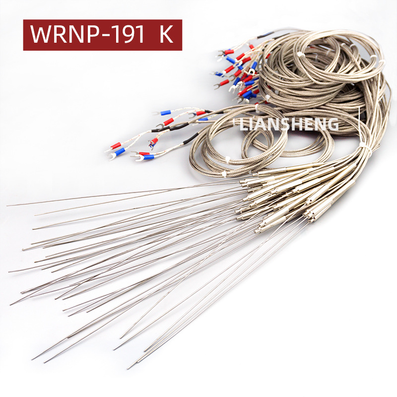 нестандартная термопара с защитой Wrnk-191, зонд типа K для измерения температуры, датчик температуры Pt100