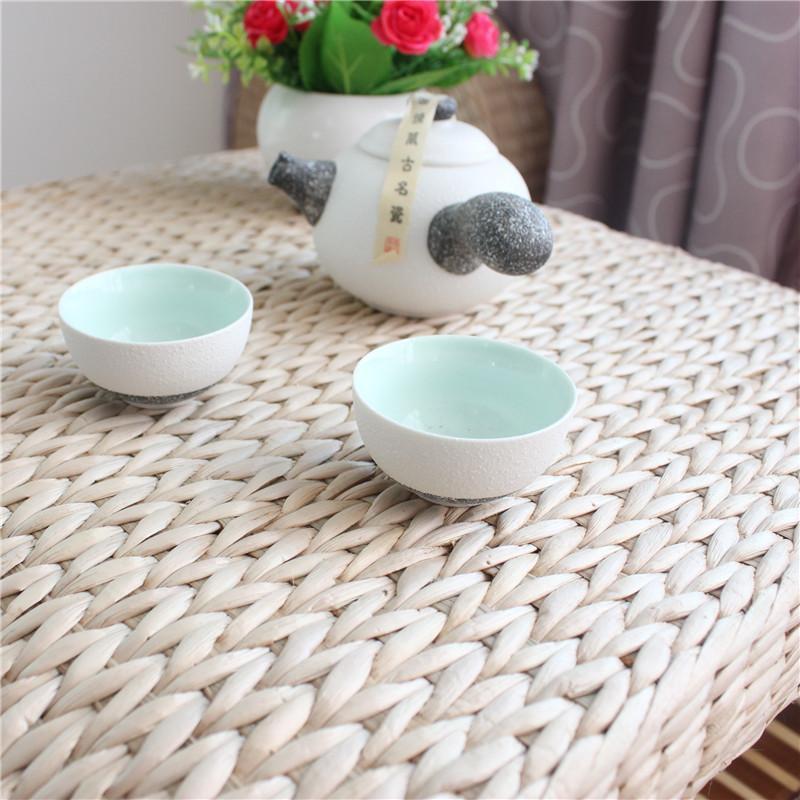 Woven Japanese-Style Tatami Coffee Table Rattan Bay Window Table Set Bamboo Wood Rattan Low Table Floor Small Table Free Shipping