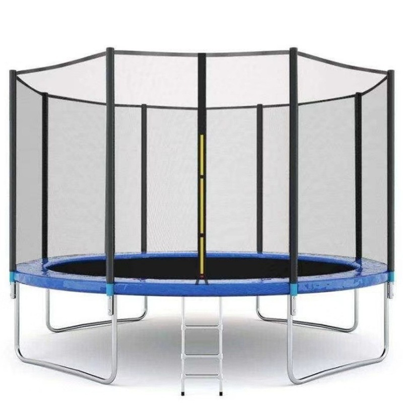 Source Factory Customized Children's Trampoline Outdoor Amusement Facilities Jumping Bed Park Large Entertainment Trampoline Bungee