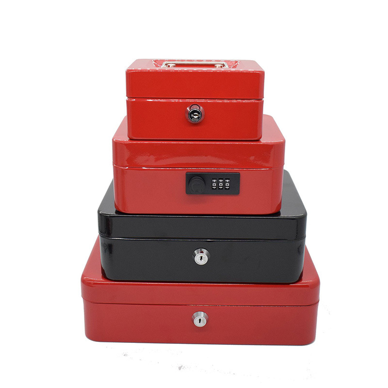 Customized Household Money Box for Storing Money, Cash Register Box, Key Password Box, Key Box, Portable Metal Money Box with Key