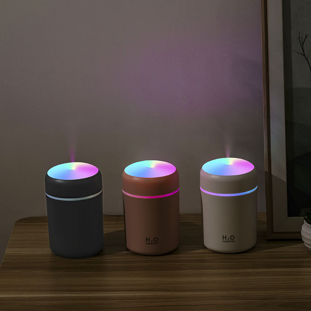 Cross-border explosions marquee colorful cup humidifier mini Desktop usb car large capacity spray home mute