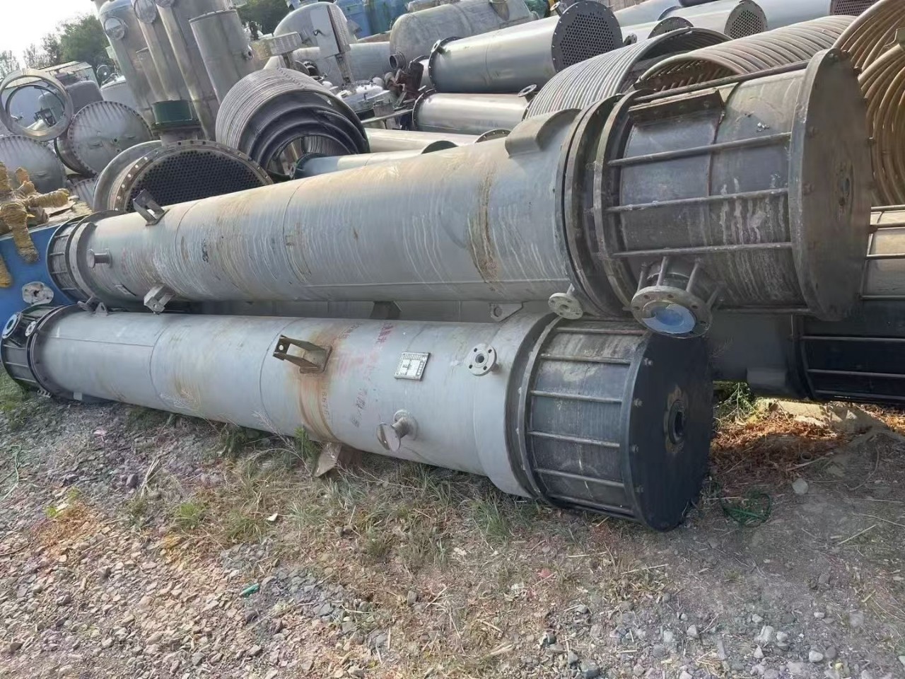 50 Square Graphite Block Heat Exchangers Have Arrived in Multiple Units, with a Descending Film Absorption. if Necessary, Please Contact Us