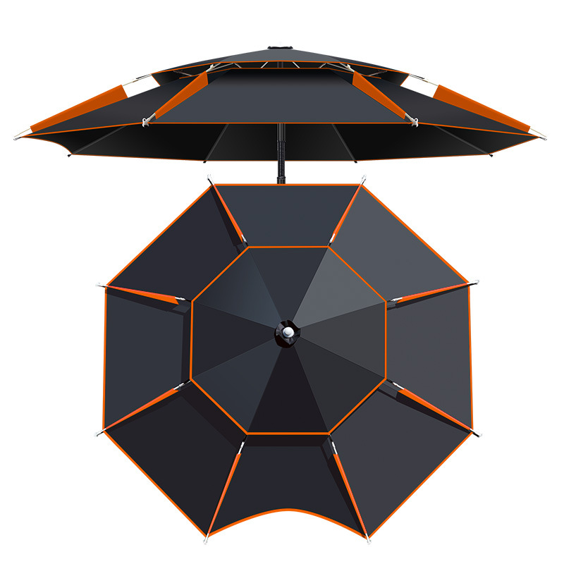 1 Fishing Umbrella Folding Large Fish Umbrella Thickened Tri-Fold Universal Fishing Umbrella for Sun Protection and Rain Protection Special for Fishing