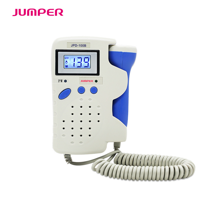 Датчик сердечного ритма плода Jumper Export Cross-Border с упаковкой на английском языке Fetal Sound Meter Jpd-100B с ЖК-экраном