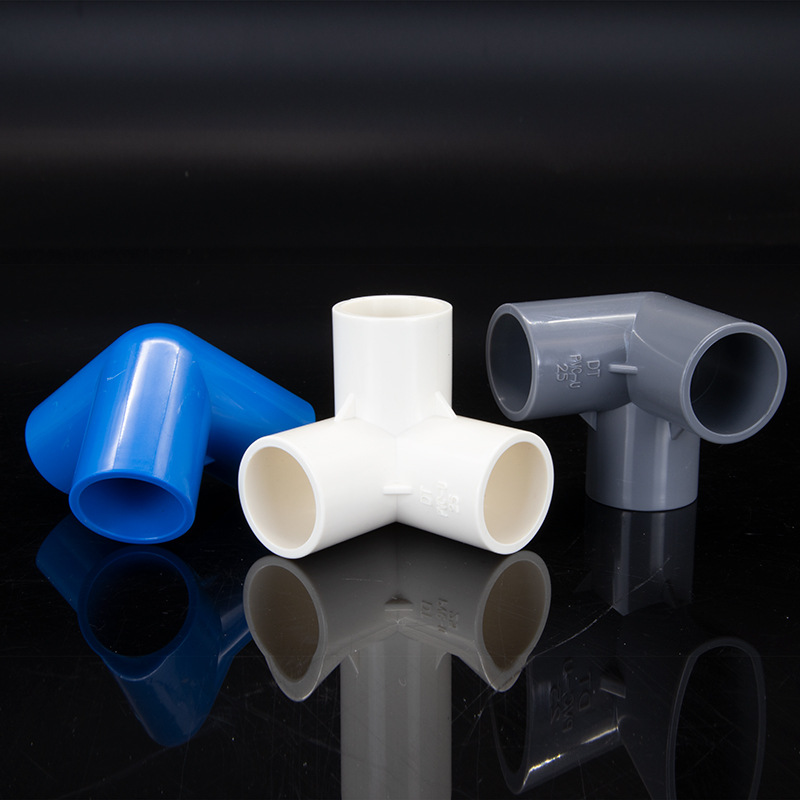 Wholesale 4 points 6 points 1 inch three-dimensional three-way four-way five-way six-way pipe fittings PVC water supply pipe fittings