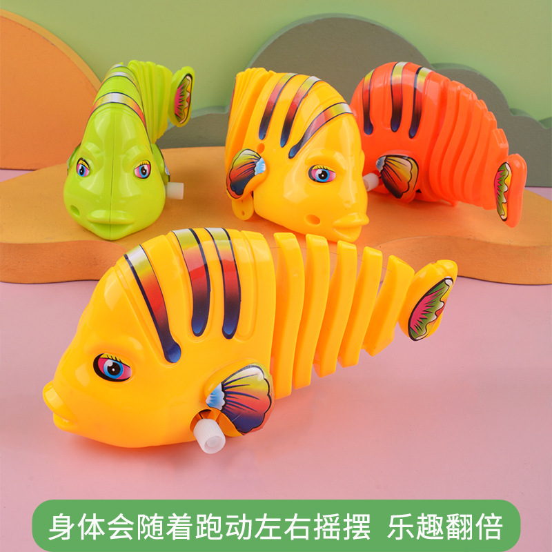 Little Red Riding Book with chain winding swing fish children's cartoon creative toys baby gifts 