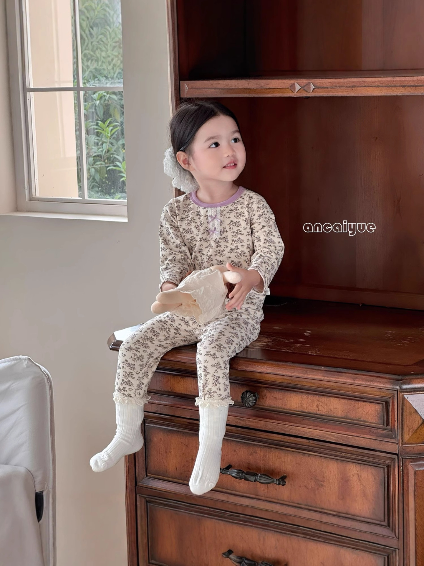 【300G】Children's Soft Cloud-Like Cotton Thermal Pure Cotton Underwear Thickened Set Pajamas Autumn Clothes Autumn Pants Loungewear