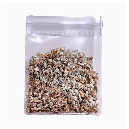 Whole Pack of Nail Art Accessories with Sparkling Champagne-Colored Mini Zircon Flat-Back Rhinestones for Nail Decoration