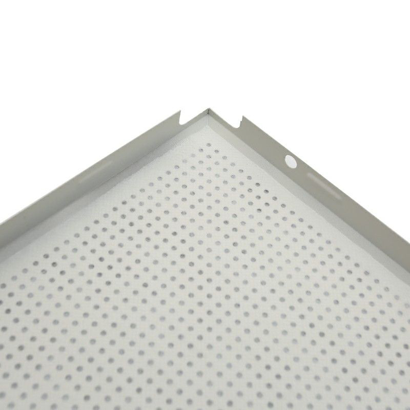 Factory integrated ceiling 600*600 engineering special aluminum gusset punching microporous plane office school factory