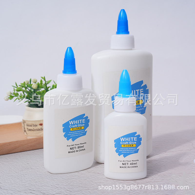 Manufacturer Spot Wholesale Handmade White Latex High Viscosity Woodworking Glue DIY Production Quick-Drying High Viscosity Slime White Glue