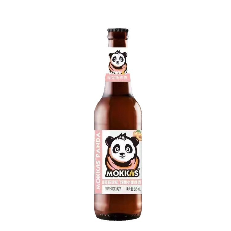 Mokes Panda Fine Brewing Beer Factory Whole Box Wholesale Bar Night KTV Barbecue Mall 275ml × 24