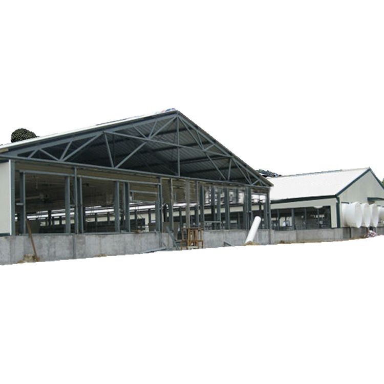 Supply light steel structure chicken coop export production contract steel structure engineering good thermal insulation performance Farm