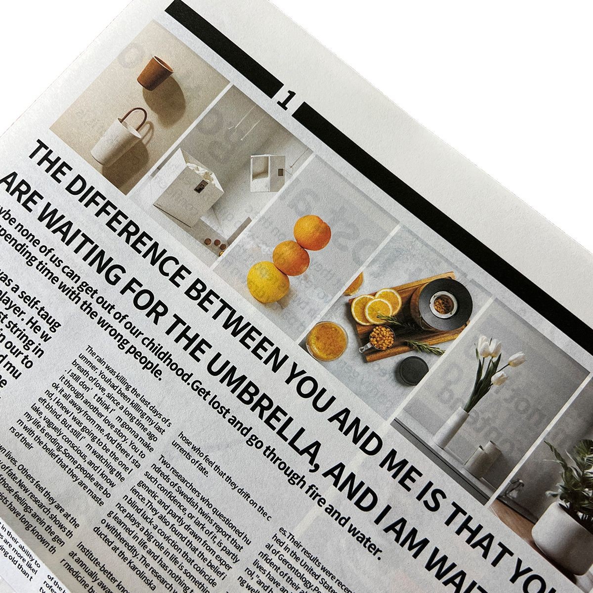 Ins style English newspaper photography street photography hand decorative simple background paper room ornaments props photo