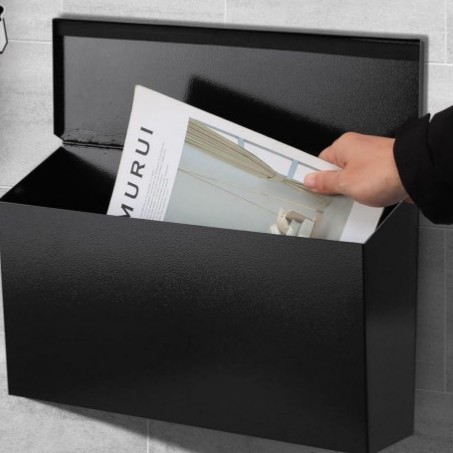 Spare Cross-Border Special Supply for Amazon Export, Customizable Metal Rainproof and Embroidery-Proof Mailbox and Newspaper Box