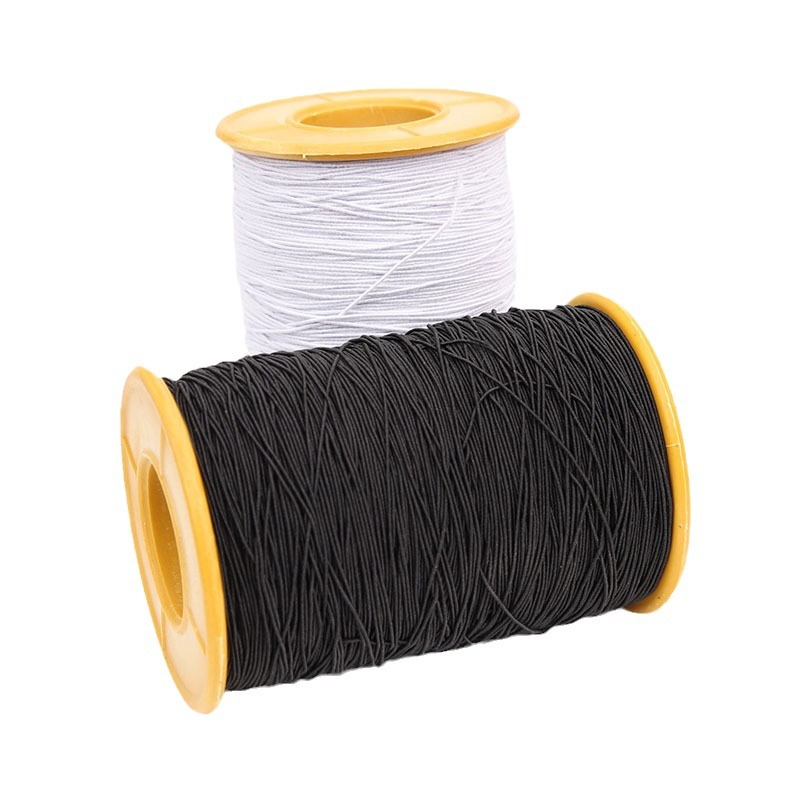 Core-wrapped elastic cord rope bracelet rubber band tag rope high elastic thread fine elastic sewing bottom thread elastic thread
