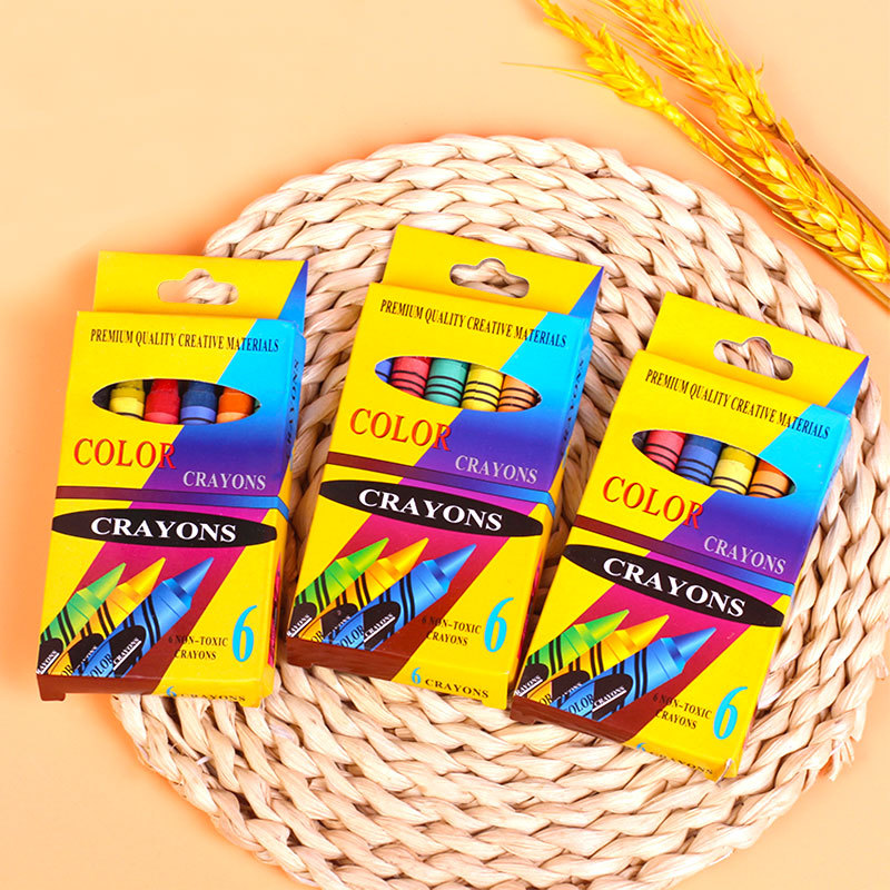 6/8/12/24 Color Children's Painting Crayon Color Graffiti Supplies Set Art Oil Painting Colorful Stick