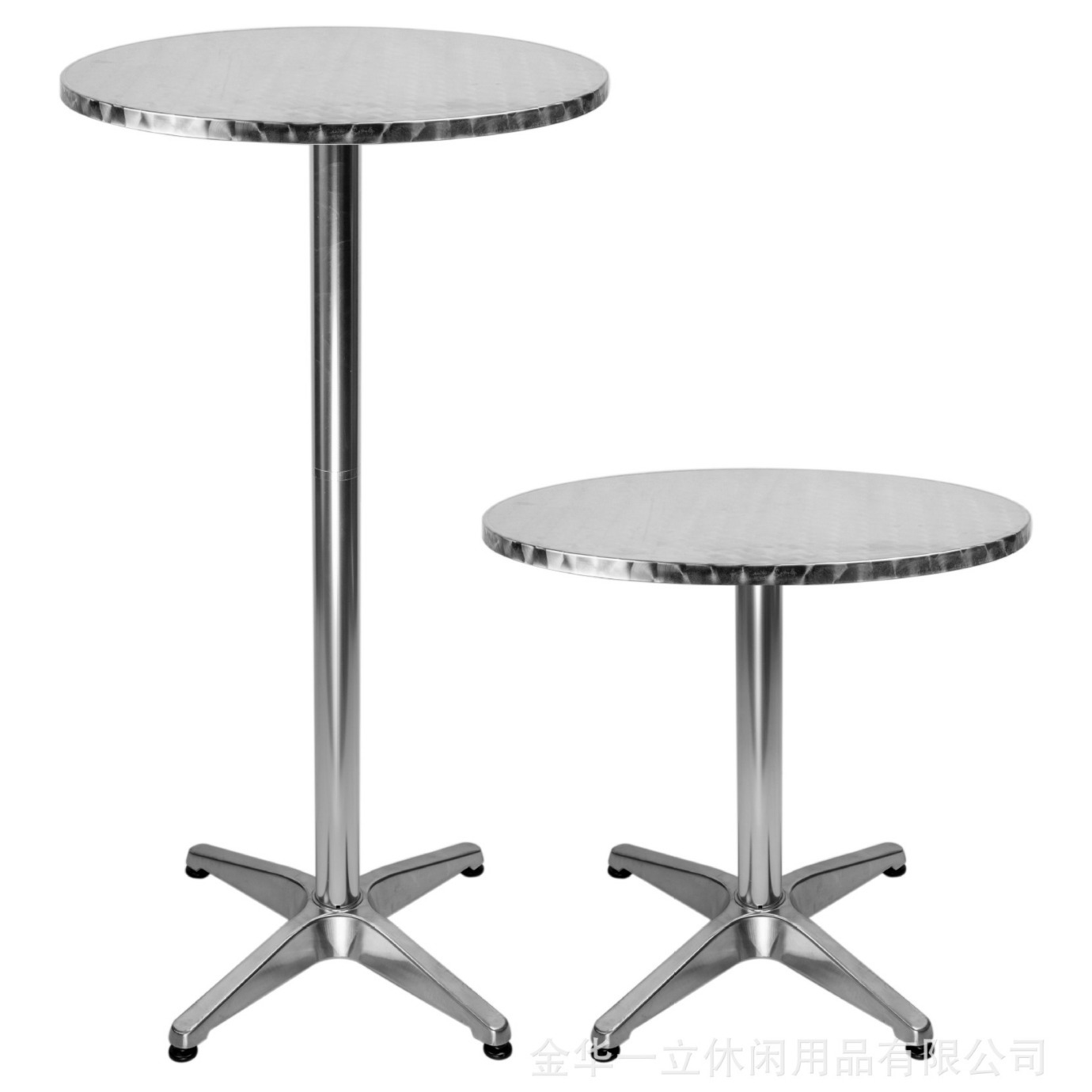 Table, Outdoor Aluminum Alloy Table, Foldable Lifting Round Table, Table and Chairs, Simple Bar Table, Dining Table for Home Use