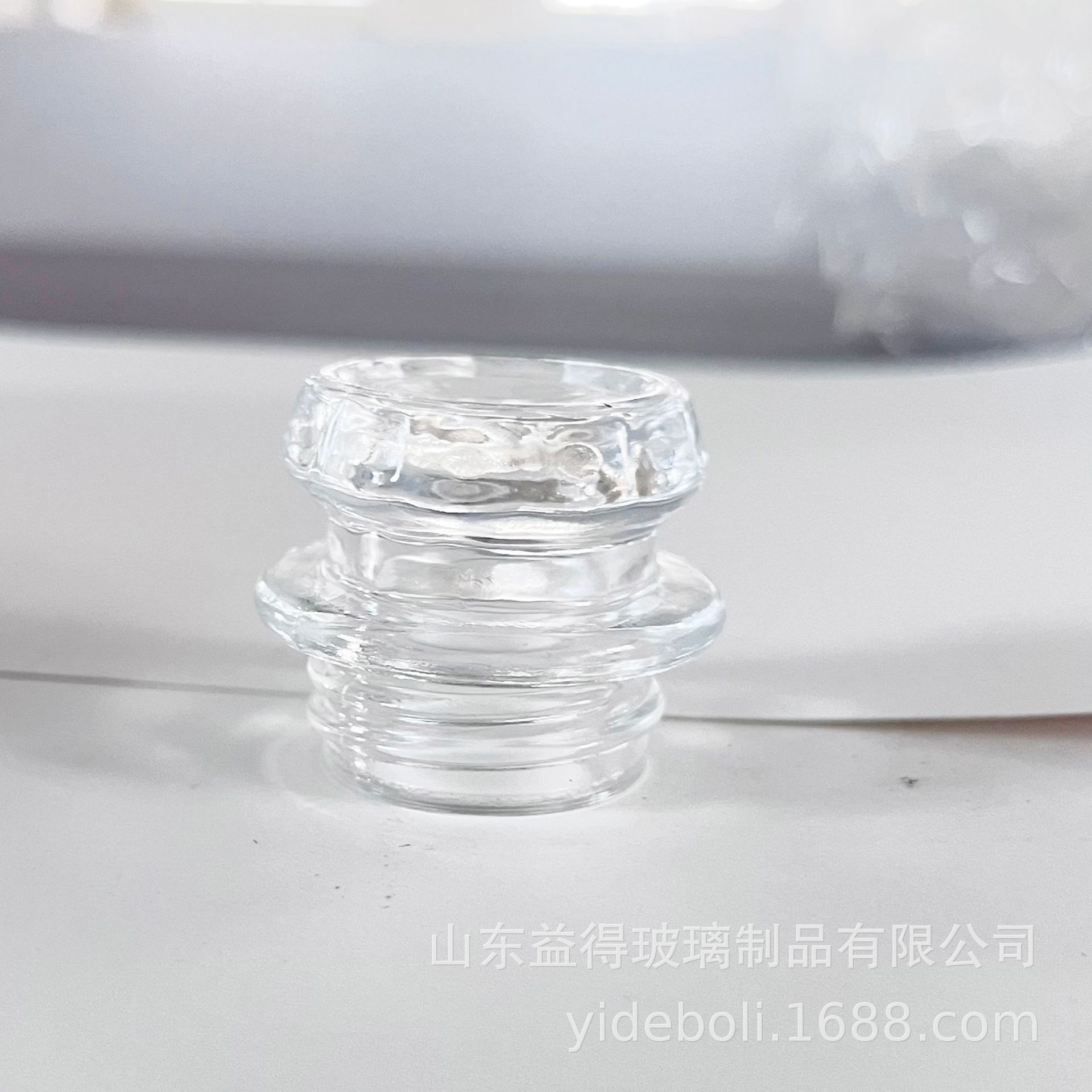 Factory wholesale transparent glass cover crystal cover kettle cover glass bottle cover coffee pot cover portable cover