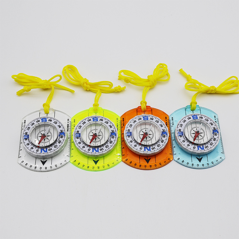 New manufacturers DC362 scale compass color acrylic North needle map ruler outdoor compass wholesale