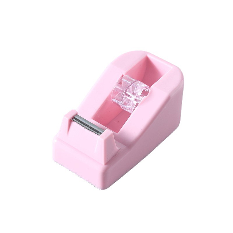 Lideme Macaron Color Tape Holder Cross-Border Direct Supply Small Tape Machine Creative Office Large Tape Cutter