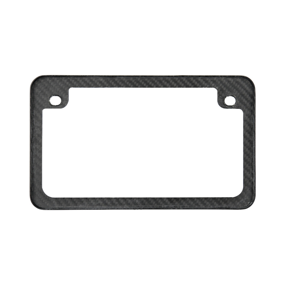 Suitable for Electric Motorcycle Carbon Fiber License Plate Frame, Carbon Fiber Scooter License Plate Frame, Rider Version