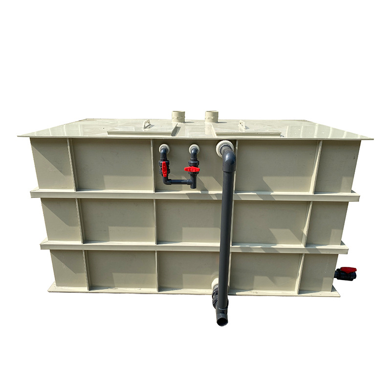 Customized Pp Electroplating Tank Electrolytic Acid and Alkali Resistant Water Tank Sewage Equipment Bio-Adsorption Tank Pp Water Tank Industrial High Corrosion Resistance