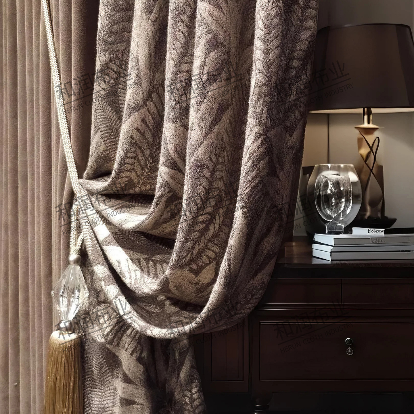 Ретро роскошные американские шторы в стиле песни эстетики, шторы из шенилла для французской гостиной, высококачественные шторы для спальни