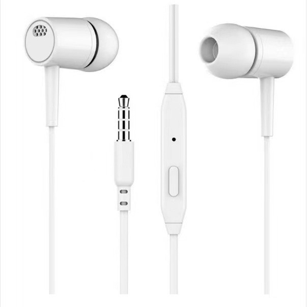 D21 computer game headset in-ear mobile phone computer game with earplug wired mobile phone headset factory