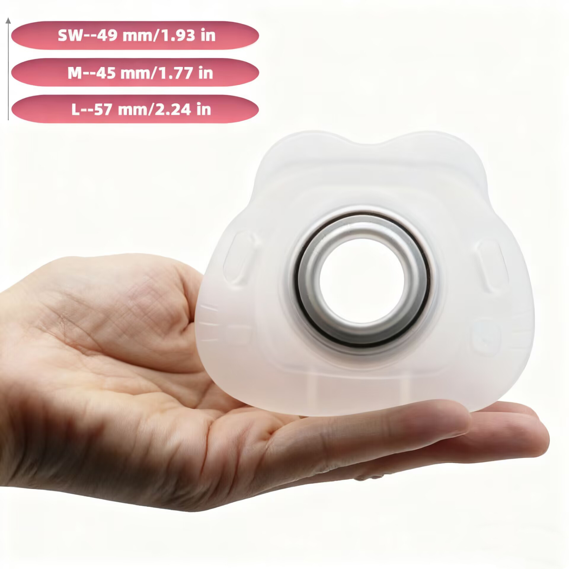 Cross-Border Resmed Airfit F40 Mask Replacement Pad Nasal Silicone Pad Ventilator Mouth and Nose Mask Silicone Nose Tip