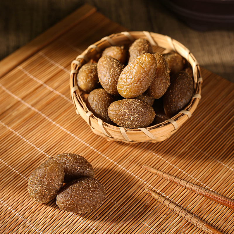 Authentic licorice olive nine-made olive green fruit Chaoshan specialty salty sweet licorice olive strips preserved fruit candied fruit annual batch