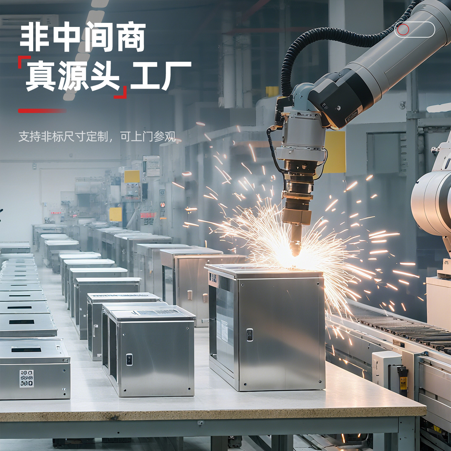 201 Stainless Steel Distribution Box Empty Box Base Electric Control Box Outdoor Waterproof Monitoring Outdoor Rainproof Monitoring