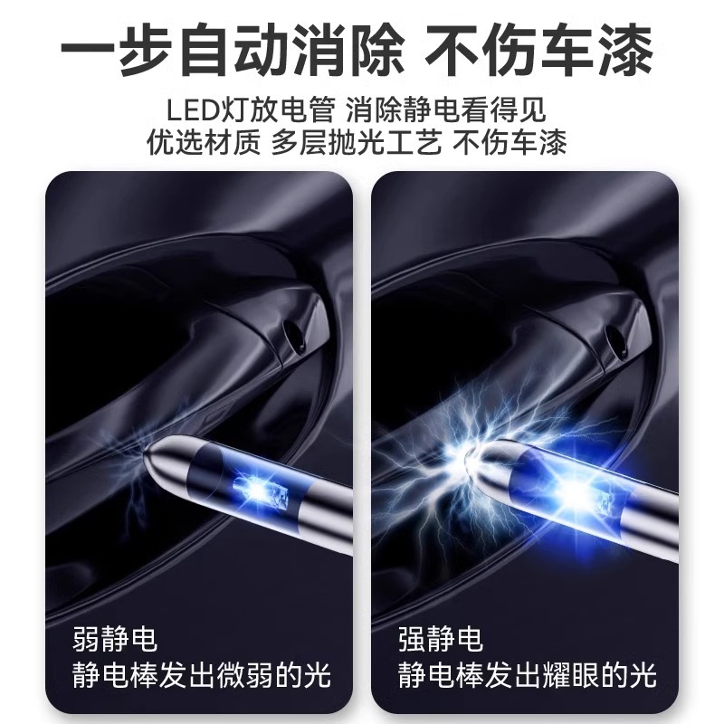 Static Eliminator, Static Electricity Remover, Human Body Static Electricity Release Device, Car Anti-Static Stick, Keychain, Portable Keychain