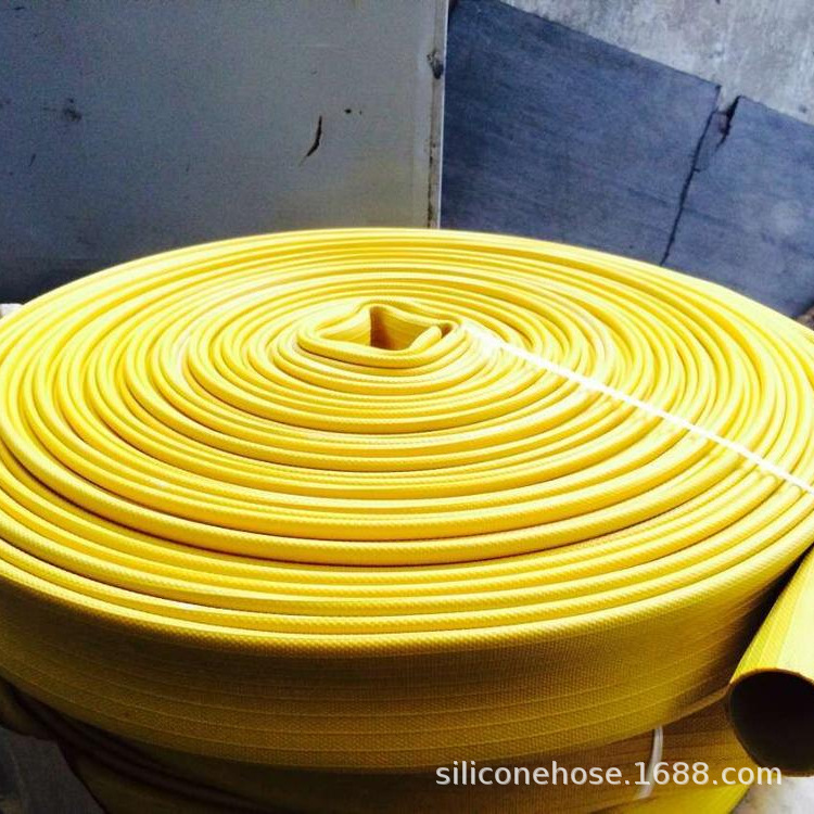 Marine High-Voltage Fire-Fighting Polyurethane Rubber 10 13 16 Type 40 50 65 Hose 15 20 25 30m
