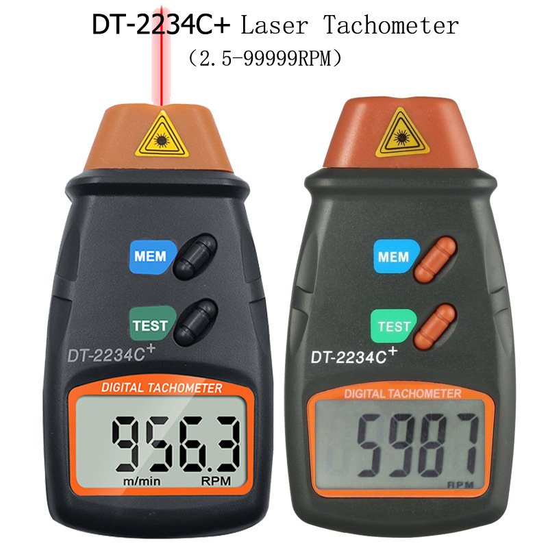 Turbo Tachometer Digital Tachometer Motor Speed Meter Engine Speed Measuring Instrument Dt2234C+ Digital Display