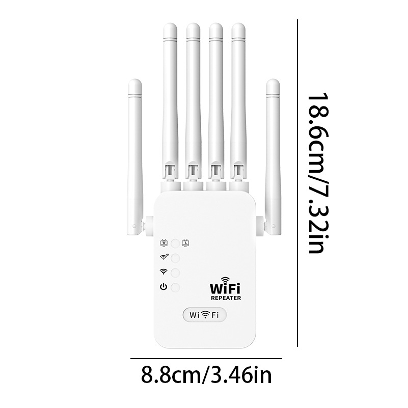Wifi Signal Amplifier Repeater Wireless Signal Extender 1200m Repeater Signal Booster Home