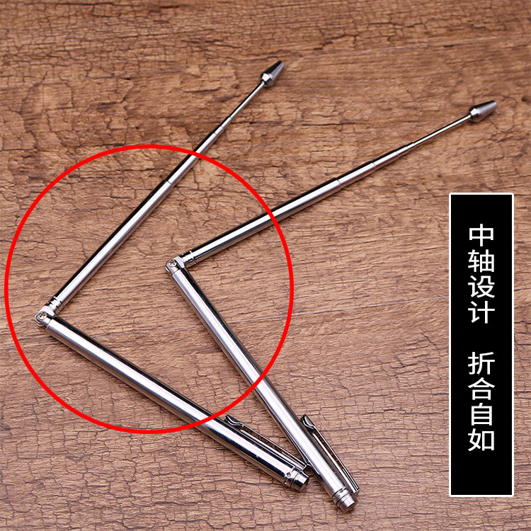 Directly from the Source Manufacturer, the New Retractable Folding Portable Stainless Steel Brass Antenna Dragon-Finding Ruler