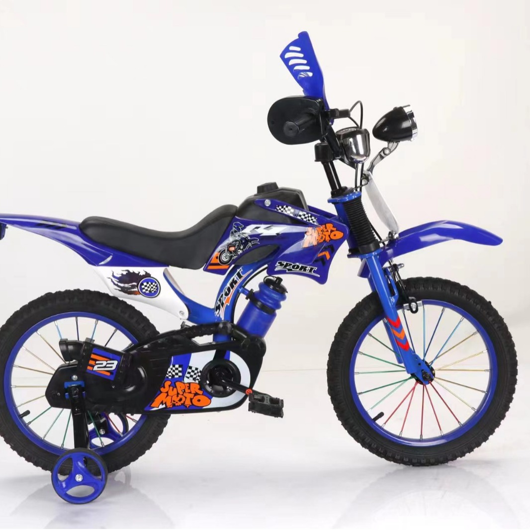Foreign trade motorcycle bicycle children's bicycle children's mountain bike boys and girls overall bicycle