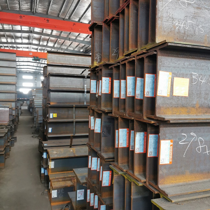 Wuxi Q235B/Q355B Material H-Shaped Steel Spot Supply H-Shaped Steel Complete Specifications 1 Piece Minimum Order