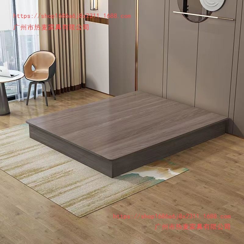 Современная мебель для гостиниц, кровать без изголовья, кровать типа татами, аренда, минимализм