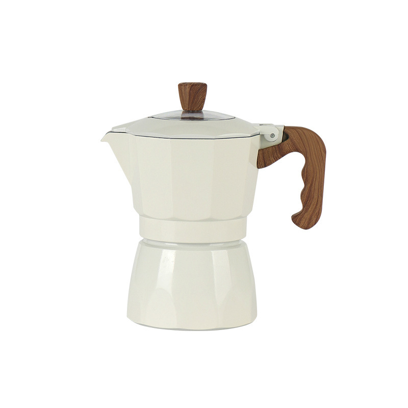 Wholesale Double-Valve Moka Pot Household Portable Espresso Pot Appliance Outdoor Hand-Brewed Coffee Pot Delivery